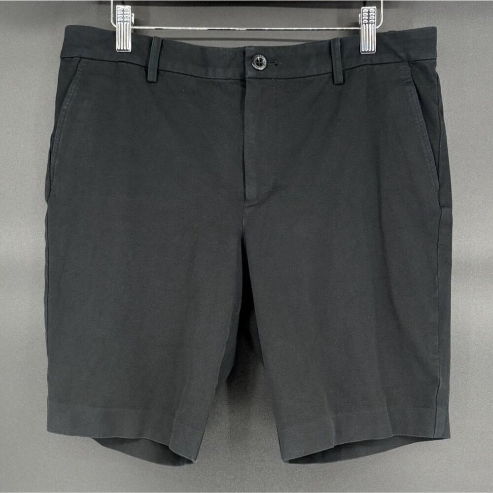 Lauren Ralph Lauren Women's Shorts Size 12 Black Cotton Blend Preppy Old Money